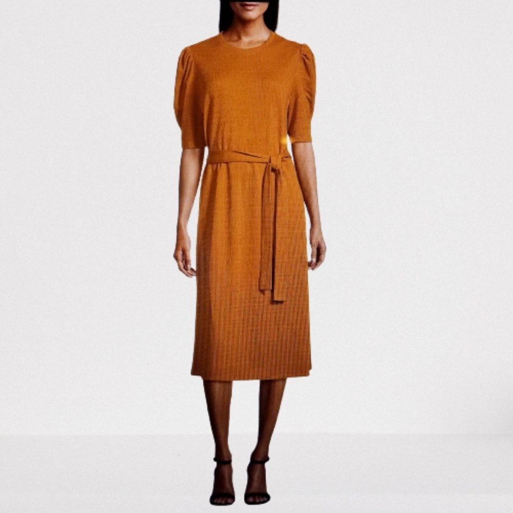 NWT Emma & Michele Burnt Orange Dress size M
